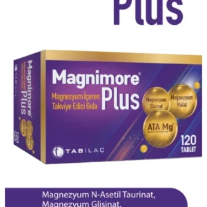 Magnimore Plus Magnezyum 120 Tablet N-Asetil Taurinat Bisglisinat Malat
