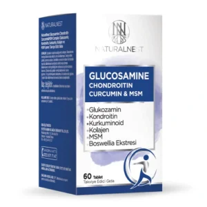 NaturalNest Glucosamine Chondroitin MSM 60 Adet