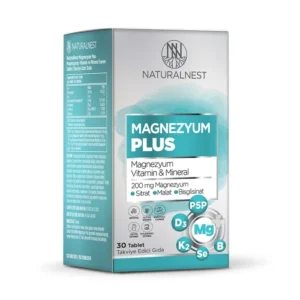 Naturalnest Magnesium Plus Takviye Edici Gıda 30 Adet