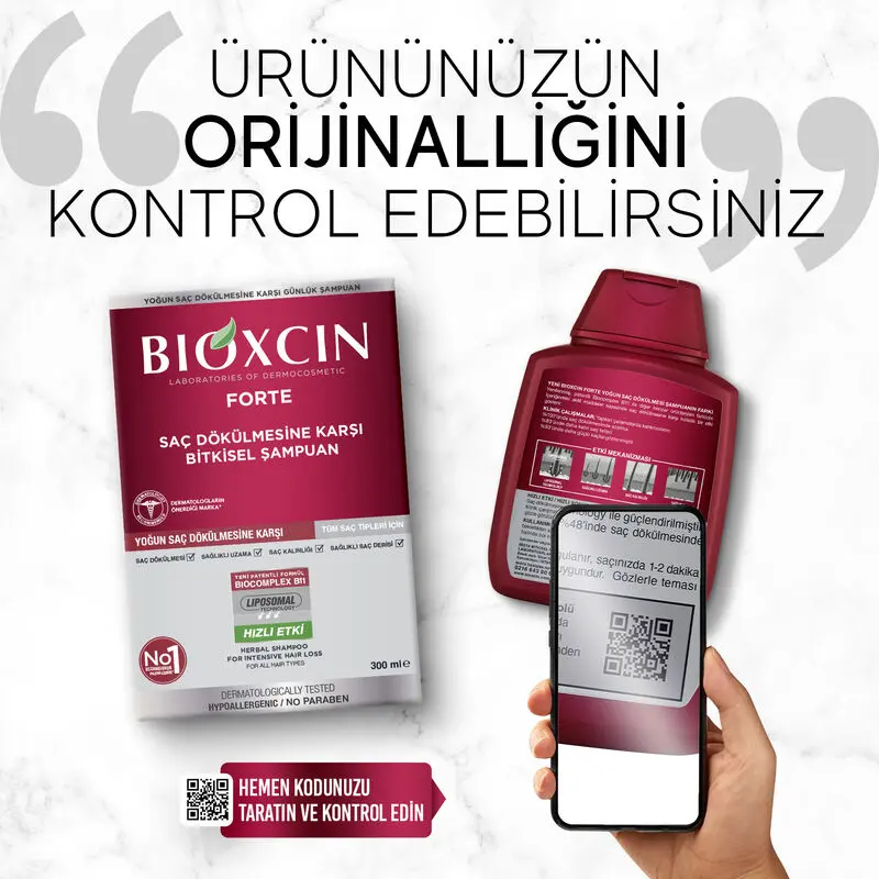 Bioxcin Forte Saç Dökülmesine Karşı Bakım Şampuanı 300 ml - 3 AL 2 ÖDE - Görsel 6