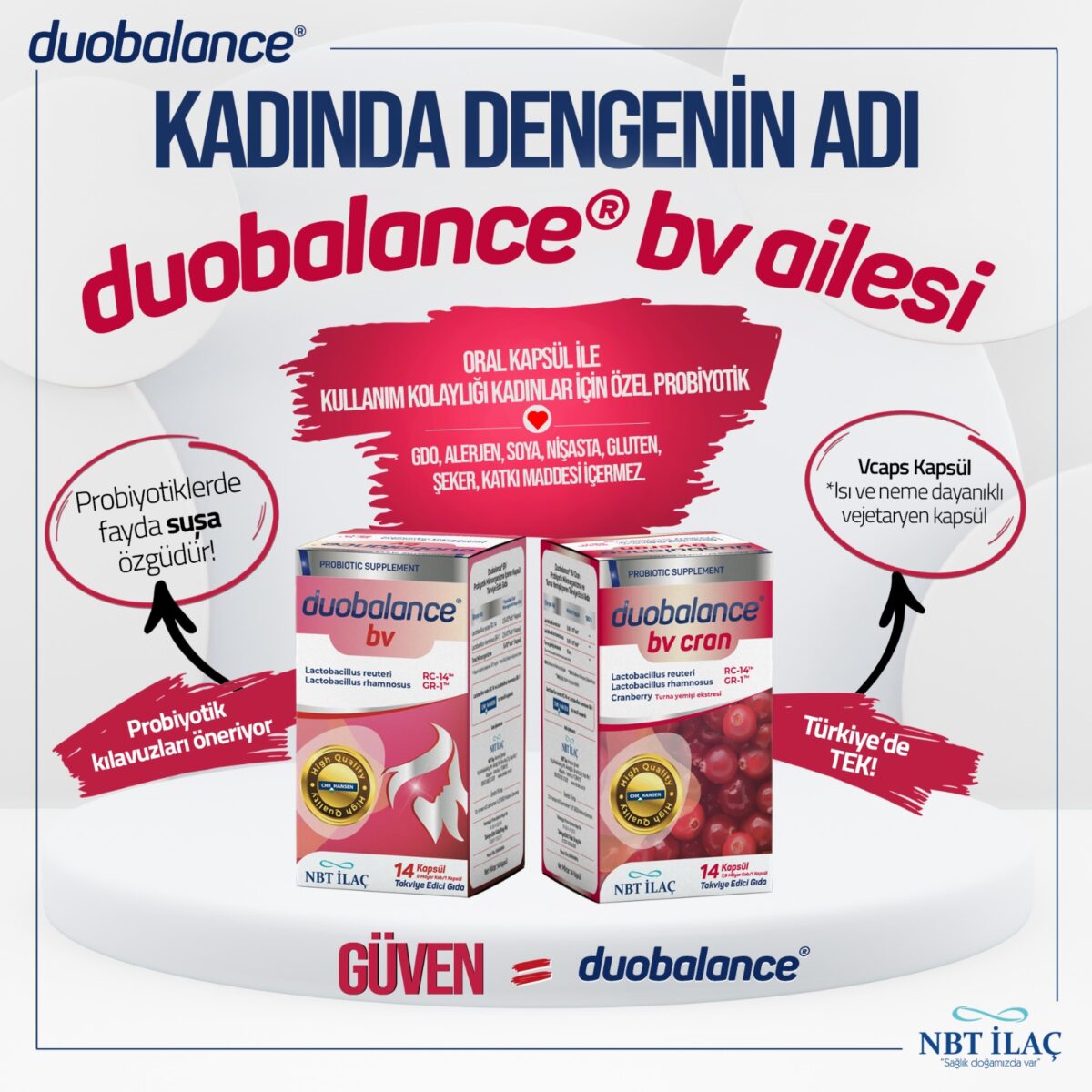 NBT İlaç Duobalance Bv Cran 14 Kapsül - Görsel 2