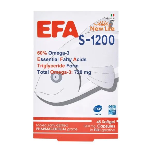 New Life EFA S-1200 Balık Yağı 90 Kapsül