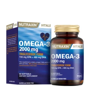 Nutraxin Omega 3 Balık Yağı 2000 mg 60 SoftGel