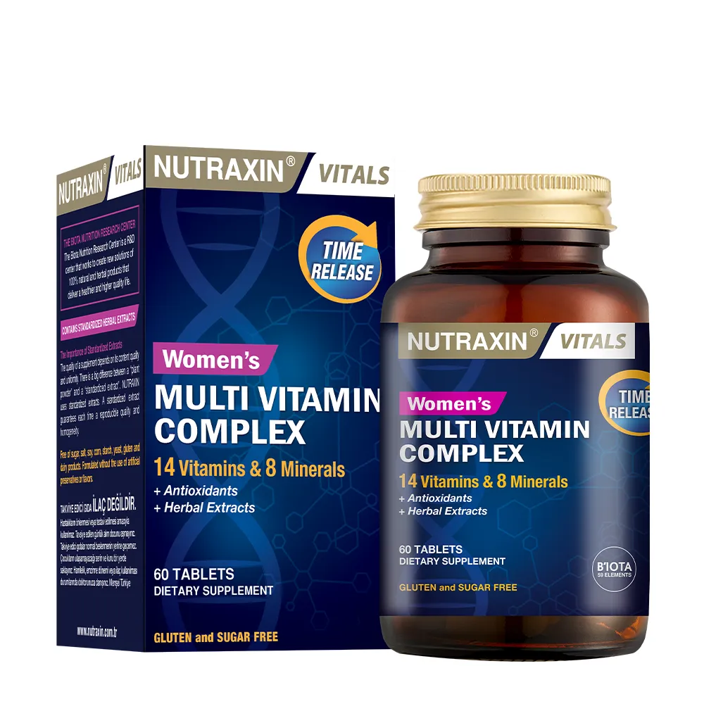 Nutraxin Womens Multi Vitamin Complex 60 Tablets
