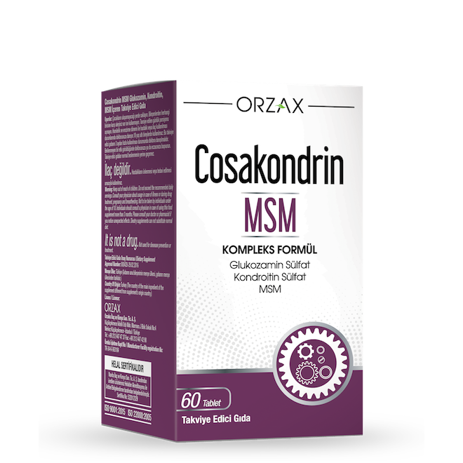 Orzax Cosakondrin MSM 60 Tablet
