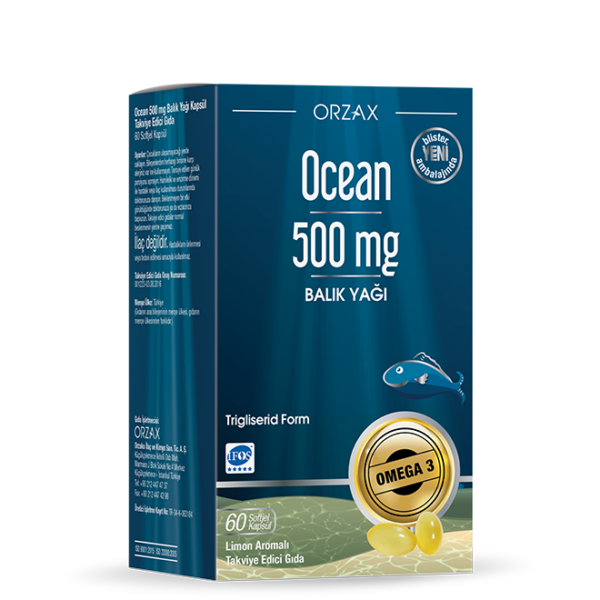 Orzax Ocean 500mg 60 Kapsül