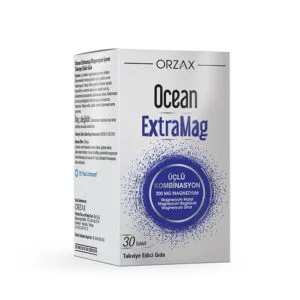 Orzax Ocean ExtraMag Üçlü Magnezyum Kombinasyon 30 Tablet