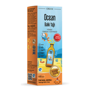 Orzax Ocean Omega3 Şurup 150 ml – Portakal