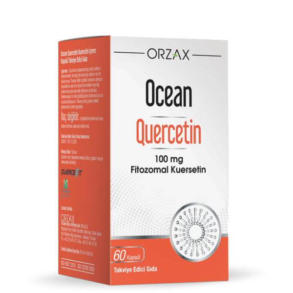 Orzax Ocean Quercetin 100 mg 60 Kapsül