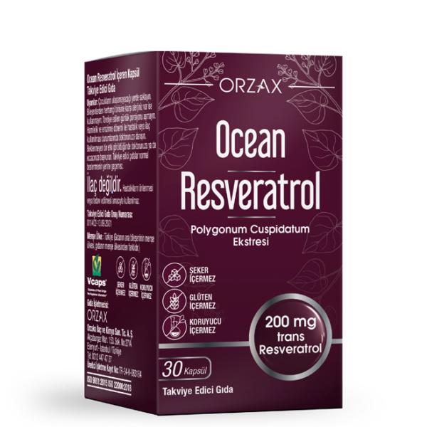 Orzax Ocean Resveratrol 30 Kapsül