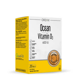 Orzax Ocean Vitamin D3 600 IU Sprey 20ml