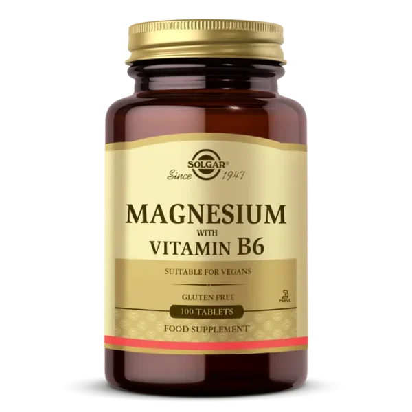 Solgar Magnesium with Vitamin B6 100 Tablet
