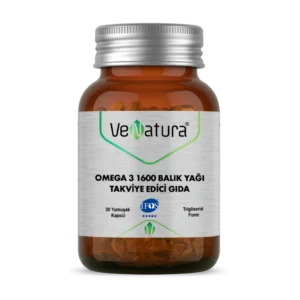 VeNatura Omega 3 1600 Balık Yağı 30 Yumuşak Kapsül