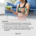 Orzax Ocean Bromelain 30 Kapsül