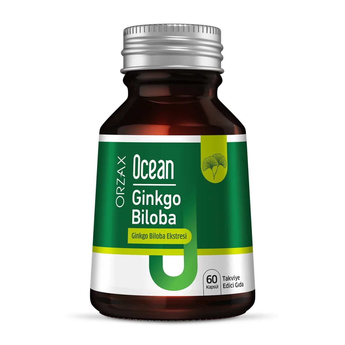 Orzax Ocean Ginkgo Biloba 30 Bitkisel Kapsül