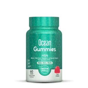 Orzax Ocean Gummies HSN Takviye Edici Gıda 60 Adet Çiğnenebilir Jel Form