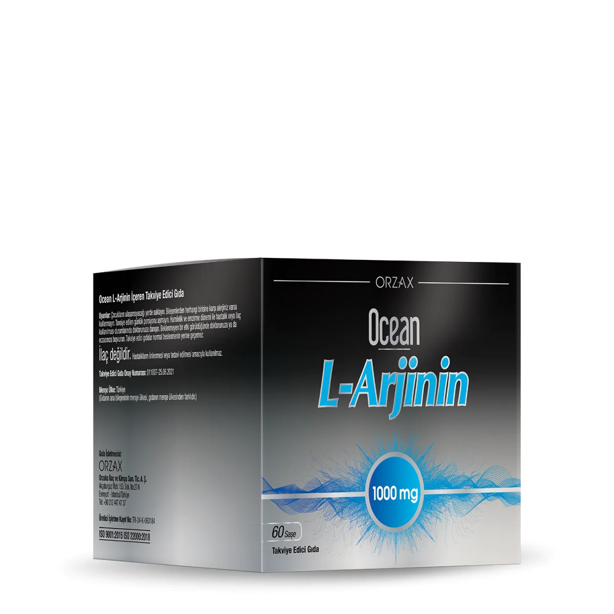 Orzax Ocean L-Arjinin 1000 mg 60 Saşe