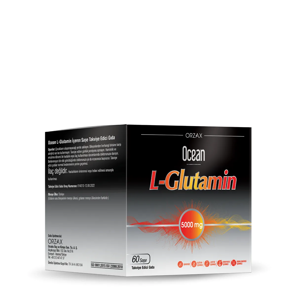 Orzax Ocean L-Glutamin 5000 mg 60 Saşe