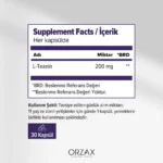 Orzax Ocean L-Teanin 30 Kapsül