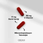 Orzax Ocean Microfer Demir ve C Vitamini 60 Kapsül