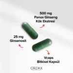 Orzax Panax Ginseng 60 Kapsül
