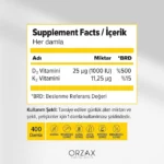 Orzax Ocean D3K2 Damla 20 ml İkili - Görsel 2