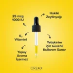 Orzax Ocean D3K2 Damla 20 ml İkili - Görsel 3