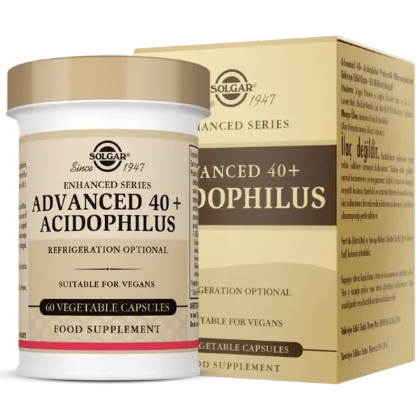 Solgar Advanced 40 Acidophilus 60 Kapsül