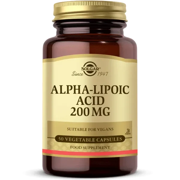Solgar Alpha Lipoic Acid 200 mg 50 Kapsül