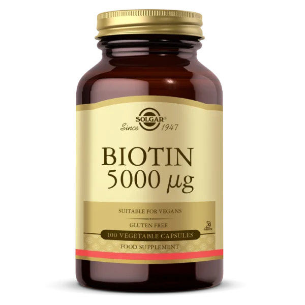 Solgar Biotin 5000 mcg 100 Kapsül