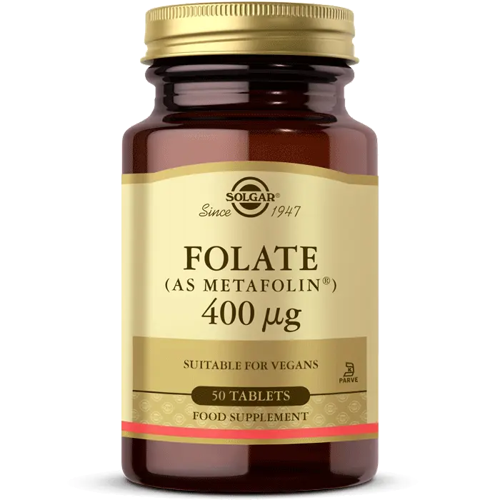 Solgar Folate 400 mcg 100 Tablet Solgar Folate 400 mcg 100 Tablet - Görsel 1