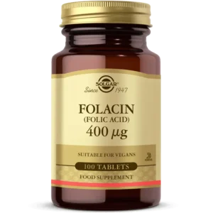 Solgar Folic Acid (Folacin) 400 mcg 100 Tablet