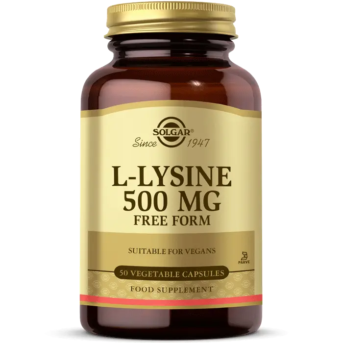 Solgar L-Lysine 500 Mg 50 Kapsül Solgar L-Lysine 500 Mg 50 Kapsül - Görsel 1