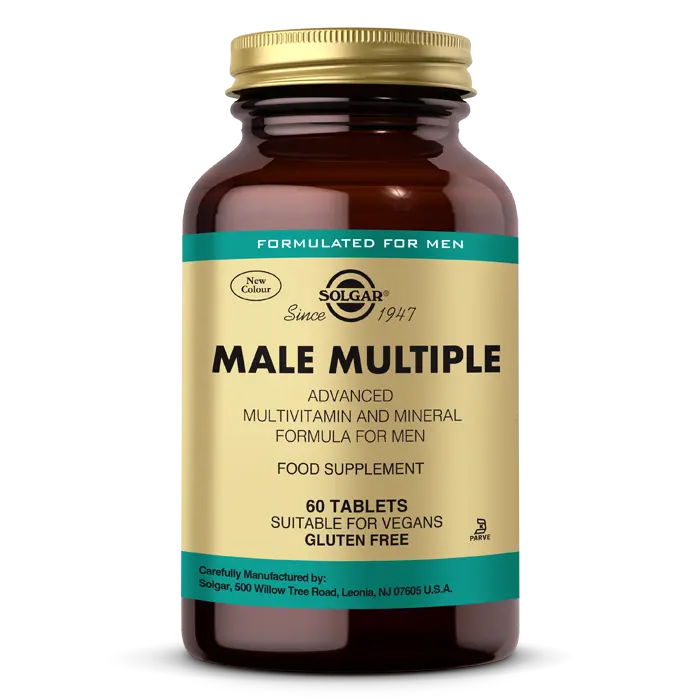 Solgar Male Multiple 60 Tablet Solgar Male Multiple 60 Tablet - Görsel 1