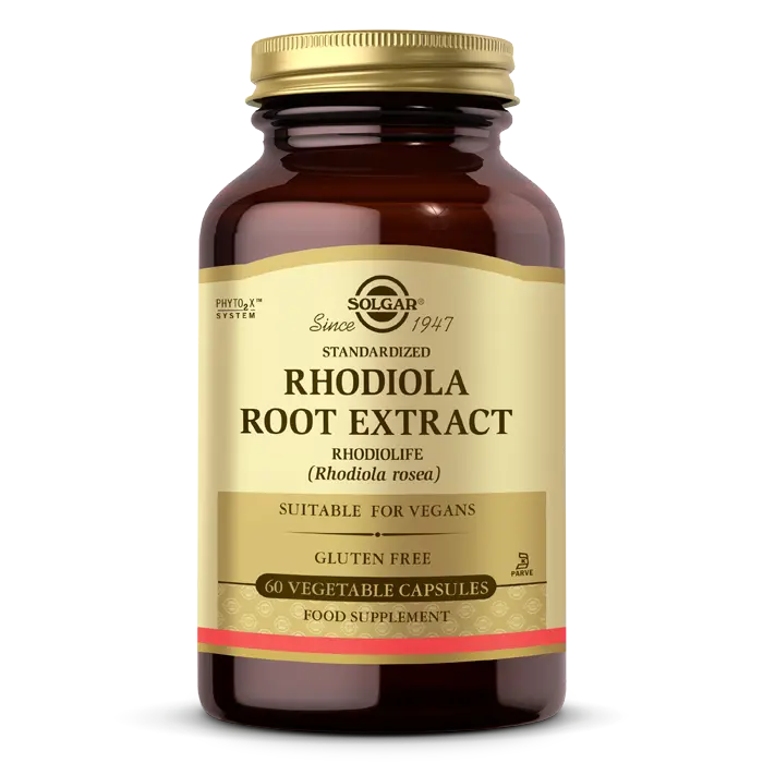 Solgar Rhodiola Root Extract Solgar Rhodiola Root Extract 60 Bitkisel Kapsül - Görsel 1