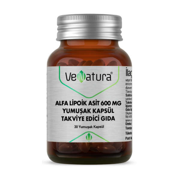 VeNatura Alfa Lipoik Asit 600 Mg 30 Kapsül