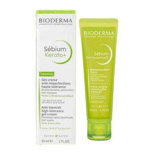 Bioderma sebium kerato gel cream 30 mlsebium foaming gel active 45 ml hediye