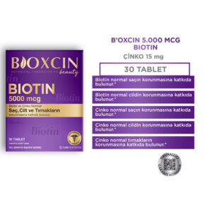 Bioxcin Biotin 5000 mcg 90 Tablet – 3 AL 2 ÖDE