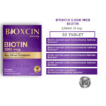 Bioxcin Biotin 5000 mcg Takviye Edici Gıda 30 Tablet - Görsel 3