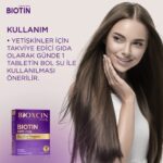 Bioxcin Biotin 5000 mcg Takviye Edici Gıda 30 Tablet - Görsel 5