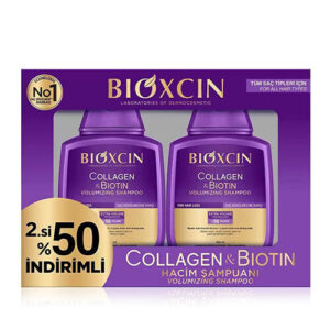 Bioxcin Collagen Biotin Saç Dökülmesine Karşı Şampuan 300 ml 2×300 ml