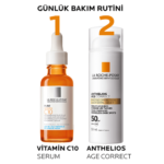 La Roche Posay Anthelios Age Correct SPF50+ Yaşlanma Karşıtı Yüz Güneş Kremi 50 ml - Görsel 6