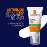 La Roche Posay Anthelios Oil Control Gel Cream Spf50+ Yağlı ve Karma Ciltler İçin Yüz Güneş Kremi 50 ml - Görsel 4