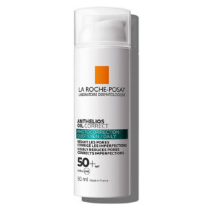 La roche posay anthelios oil correct yagli ve akneye egilimli ciltler icin yuz gunes kremi 50 ml la roche posay