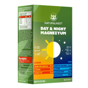 Naturalnest Day Night Magnezyum Takviye Edici Gıda