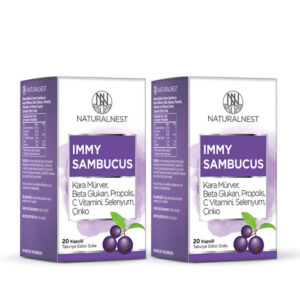Naturalnest Immy Sambucus Takviye Edici Gıda 2×20 Kapsül