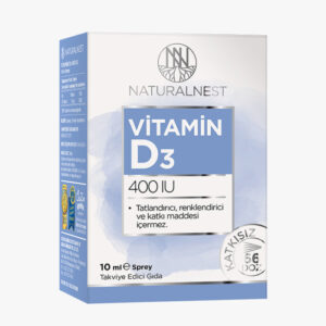 Naturalnest Vitamin D3 400 IU Sprey 10 ml