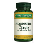 Natures Bounty Magnesium Citrate with Vitamin B6 Takviye Edici Gıda 60 Kaplet
