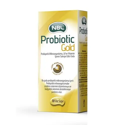 NBL Probiotic Gold Çift Kaplamalı 10 Saşe - Görsel 1