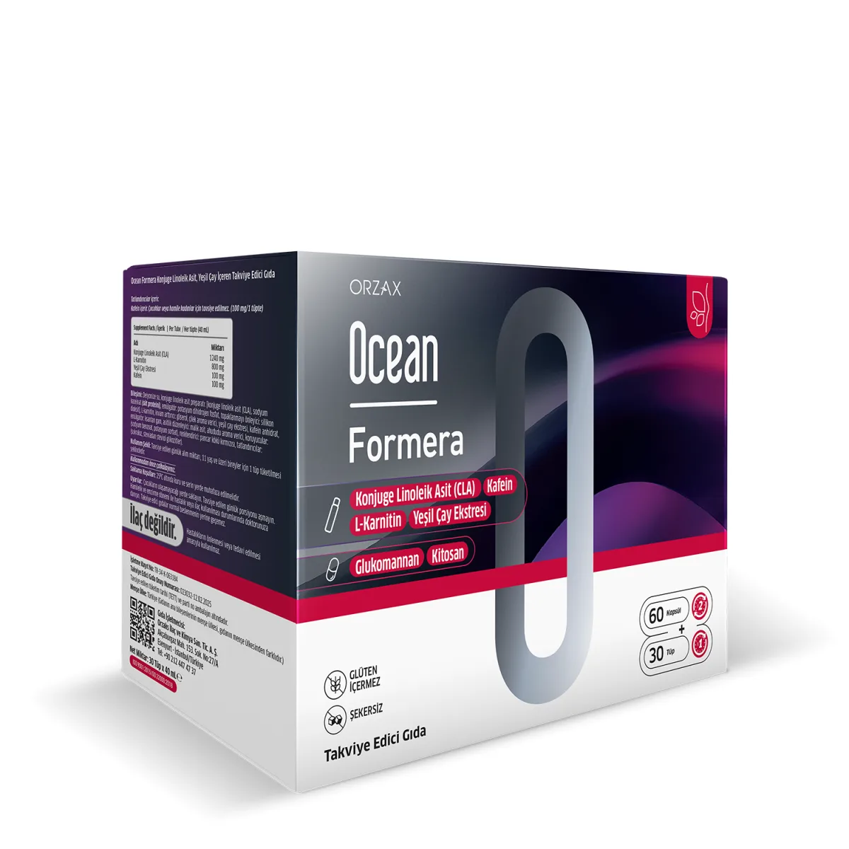 Ocean Formera L Karnitin 30 Tüp + Glukomannan 60 Kapsül